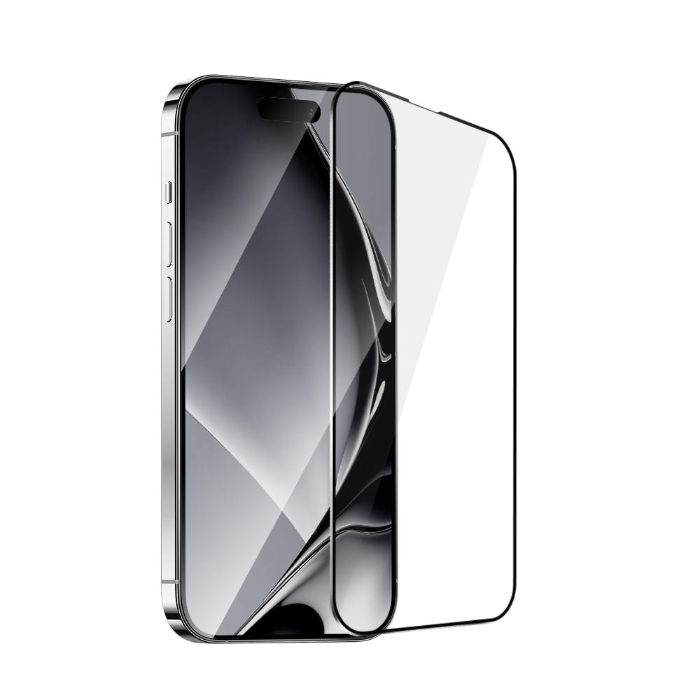 Szkło Hartowane Z Metalową Ramką Do Samsung Galaxy A06 4G / 5G Czarna Ramka