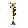 Children's MOC Toy Guard Booth Platform Lamp Train Track Straight And Curved Switch Track Railway Building Blocks DIY Bricks