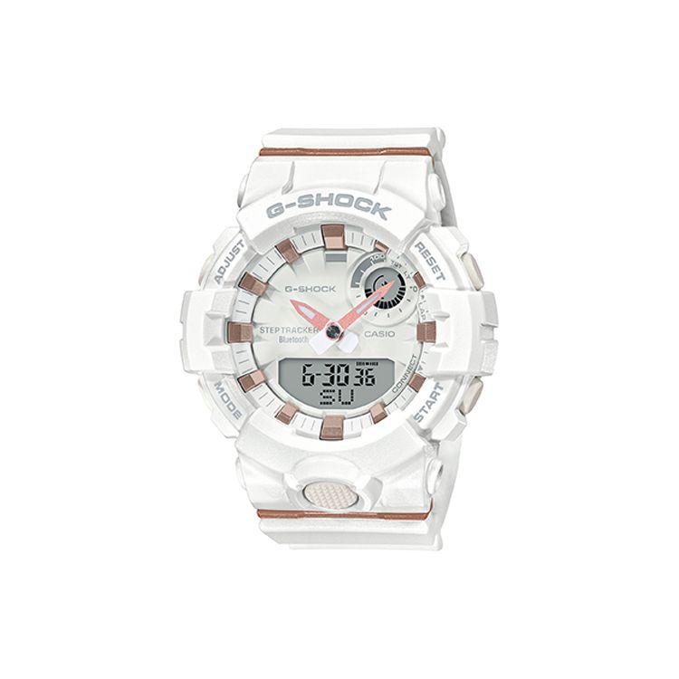 Casio Women's G-Squad Series Bluetooth Connected Fitness Multi-Function Sports 200M Waterproof Quartz Movement Resin Strap Watch Watches Gma-B800-7A