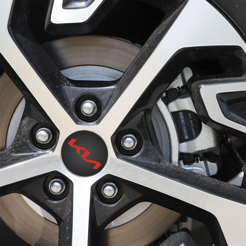 4pcs 58MM Refitting Car Wheel Center Caps Hub Center Covers For KIA Rio K5 T22 Sportage Ceed Sorento Picanto Cerato K2 K3 KX3