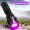 150LM 395nm Backlight White+Purple UV Detector Lamps Zoomable Torch Flashlight