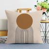 Light Luxury Simple Printed Decorative Pillowcase Bedroom Living Room Square Cushion Pillowcase