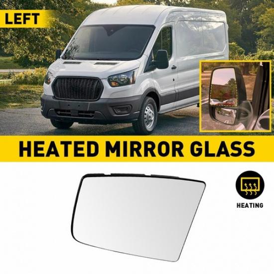 

For 2015-22 Ford Transit 150 250 350 Glass Mirror Upper Heated Left Driver EOA