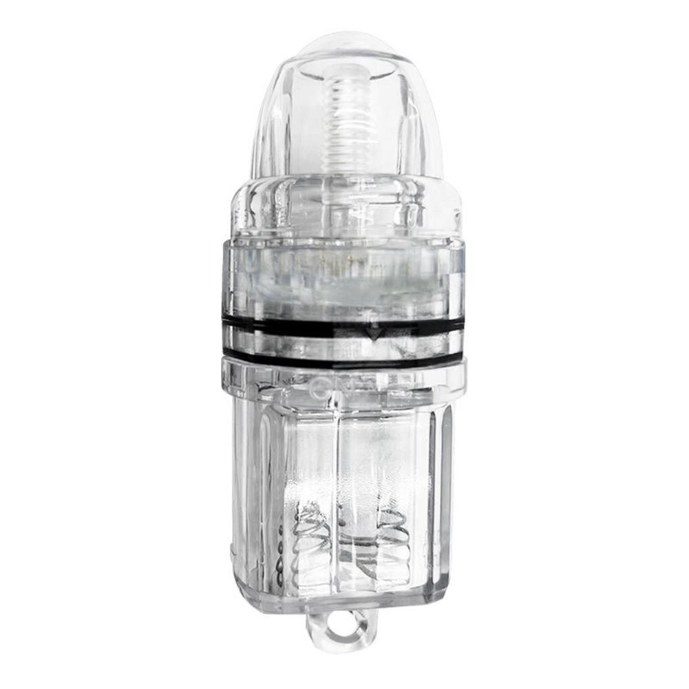 LED Underwater Flash Lure Lamp Attracting Fish Fishing Lure Boat Fishing Clip