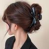 Solid Bow Hair Clips Plastic Barrettes Fashion Hair Claw Clip