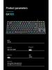 GK105 87-Key Wired Mechanical Keyboard, ARGB Backlit, Red Switch, Anti-Ghosting, Universal for Gamers and Laptops.