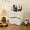 Stackable Multi-Layer Cosmetic Storage Box: High-End Skincare & Lipstick Organizer with Desktop Drawers
