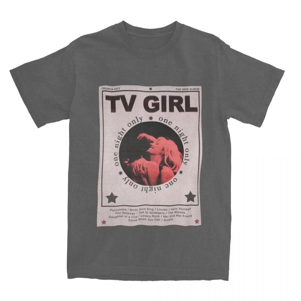 TV Girl French Exit Poster Apparel Shirt Men Women Unique  Printed Tee Shirts