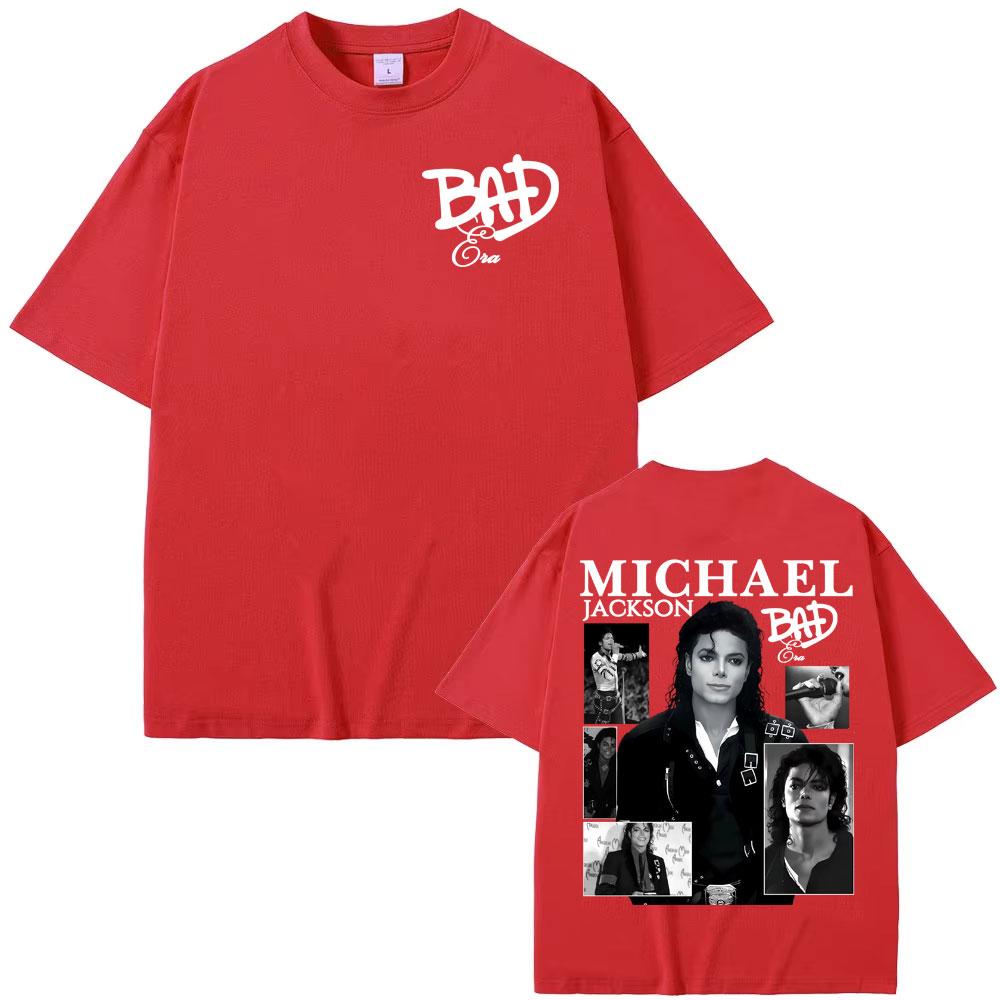 2026 Nuova Maglietta Michael Jackson Vintage Anni '90 Grafica Hip Hop Streetwear T-shirt per Unisex Donna Regalo per Fan Top Casual Estate