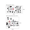 DIY Butterfly Wall Art Decals Waterproof Self-Adhesive PVC Stickers for Lash Beauty Salon Shop Wall Decor