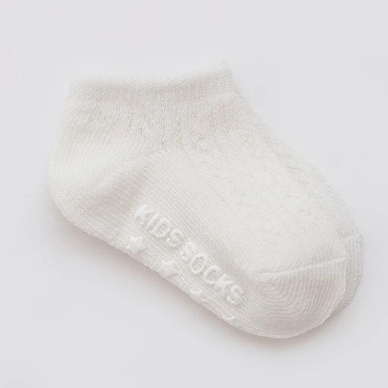 Summer Baby Cotton Thin Mesh Socks Comfy Breathable Kids Boys Girls Non-slip Floor Socks