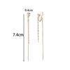 New Fringe Long Earrings Without Piercings Women's Clip On Earrings Zinf Alloy Jewelry