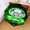 1PC Green And White Passion Printed Umbrella Folding Umbrella, Automatic Umbrella 8-Frame for Travel, Camping Fan Gifts Christmas Gifts
