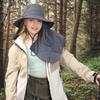 Gardening Hat for Women and Farm Sun UV Wide UV Neck Stylish Face Easy to Quick Comes with Neck Adjustable Hay Foldable Dark [CSILOVEE] Kids, Hat,