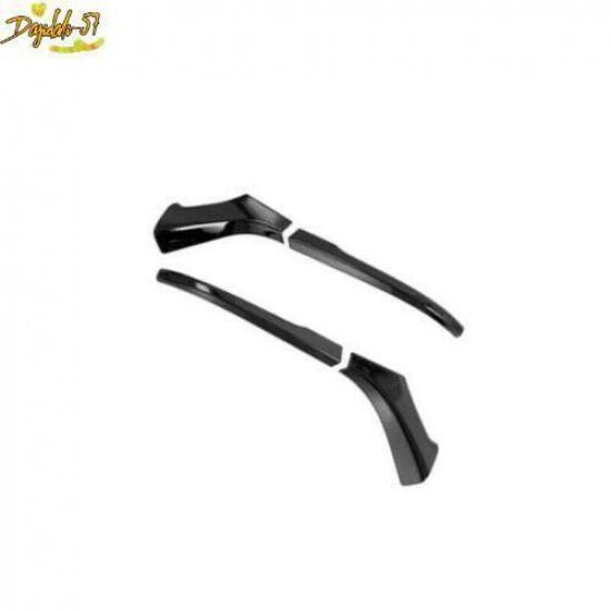 For Toyota Sienna   Glossy Black Rearview Side Mirror Strip Cover Decor