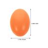 6Pcs DIY Simulation Wooden Eggs Realistic Fake Eggs for Painting Craft Activity Kits Family Fun Decorative Easter Projects Wood