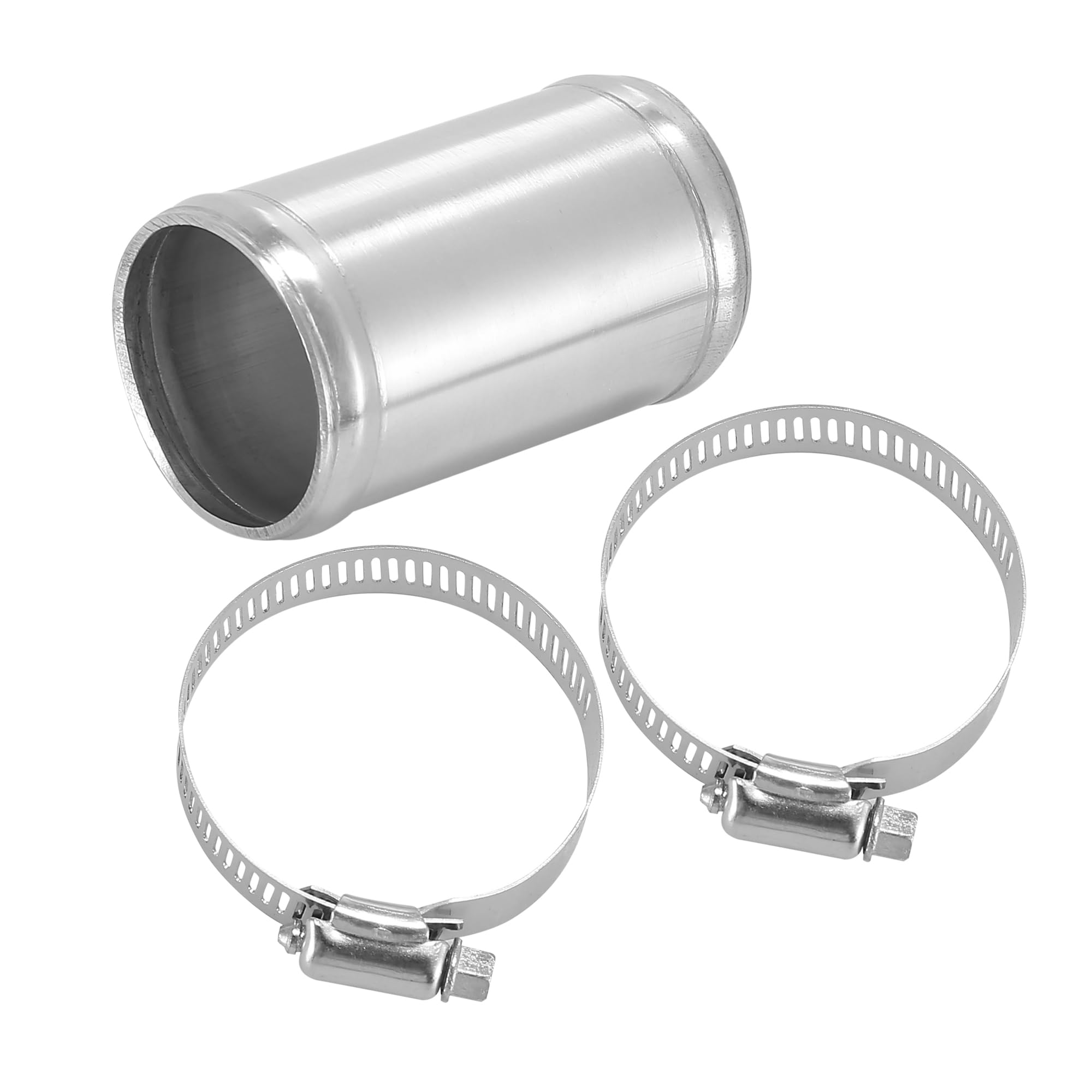 

ACROPIX CCTV01: OD 1.77 45mm Length 3 76mm Hose Joint Pipe Car Accessories Silver Tone - 1 Piece