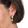 Multi, Earrings Accessories, Stainless Steel Ladies French Retro Imitation Pearl Earrings 18K Gold, Huayuan