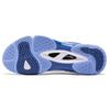 Li Ning Sonic Boom OP Textile, Synthetic Leather Abrasion Resistant Low top Badminton Shoes Men's White Blue AYZQ009-9
