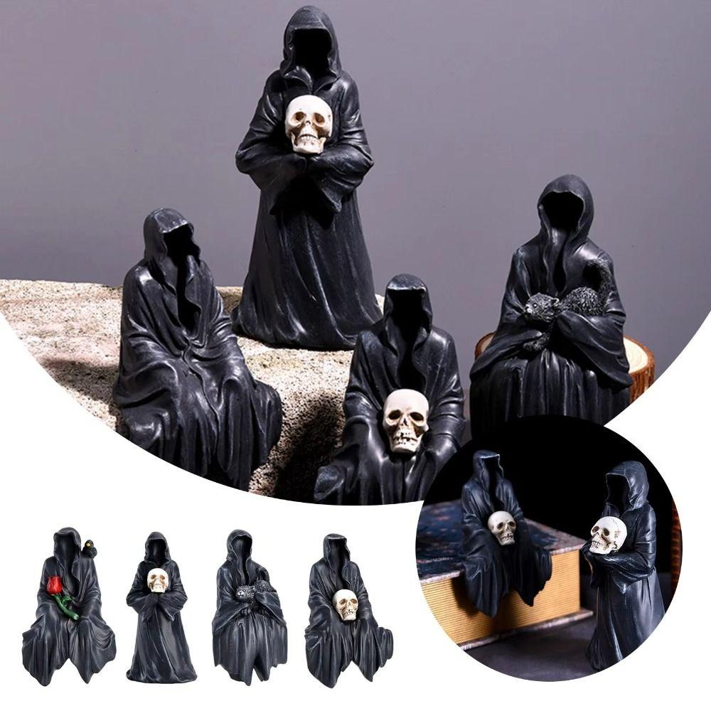 

Готическая статуэтка из смолы скульптура 2024 настольное украшение Хэллоуин