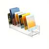 12 Layer Acrylic Greeting Card Display Stand Transparent Organizers For Home Office Decors And Holiday Showcases