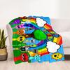 1pc Colorful Birthday Celebration blanket Soft and Warm for Sofa Office Camping Travel Livingroom Great Gift for Friends and Family Comfortable