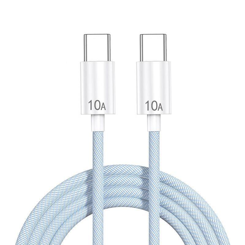 10A Dual-Head Type-C Cable: 120W Fast Charging for Apple 15/16, Huawei Laptops
