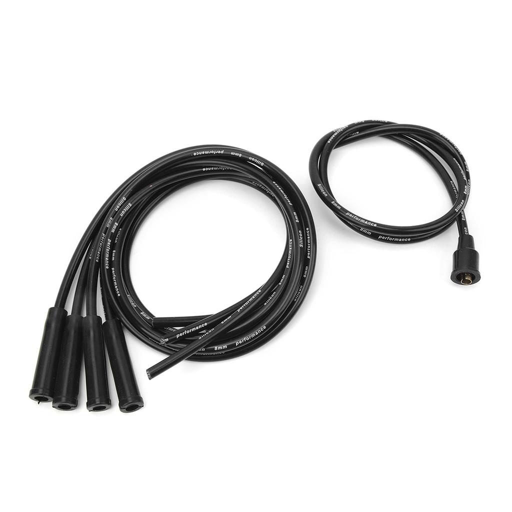 8mm Wire 1m Length High Efficiency Stable Ignition Wire Set for 4 Cylinder Cars