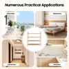 4-Layer Natural Bamboo Shoe Rack, Multi-Functional Open Shoe Storage Rack,  for Entryway, Hallway,Closet Shoe Organization