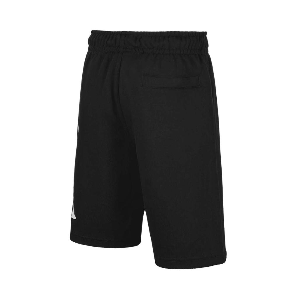 Logo Print Lace-Up Solid Shorts Kids Bottoms Black HA7453-010