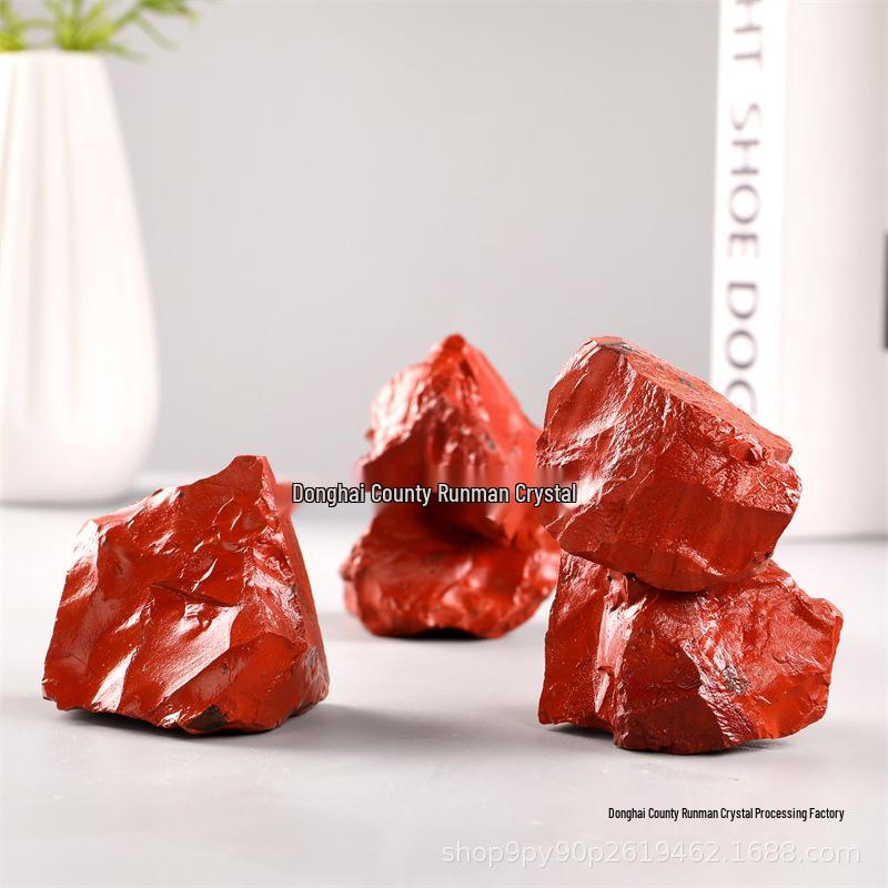 

Red Jasper Incense Diffuser Stone Crystal Gravel Decorative Ornament 1-2cm Rough