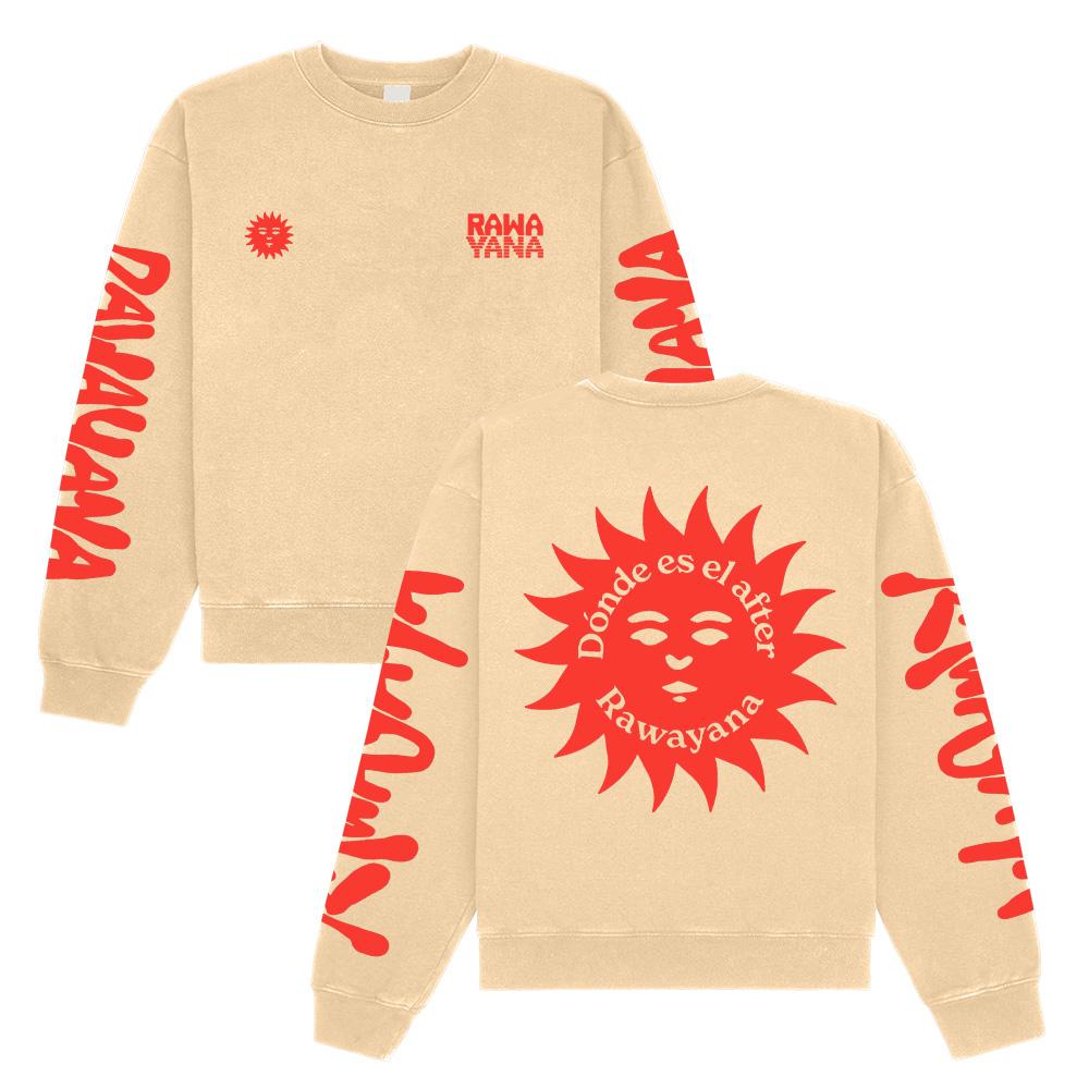 Wo ist die Afterparty? Schwarzer Langarm-HOODIE Band Rawayana Musikalbum Sweatshirt Unisex Mode Damen Herren Langarm Pullover