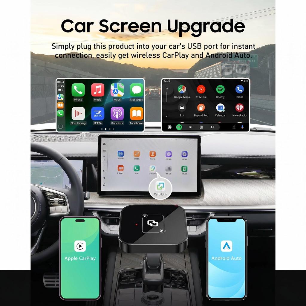Dongfeng Nammi Carbitlink to CarPlay Carbitlink Wireless Dongle Easy Connection Box Smartlink Adapter Easyconnection Adapter