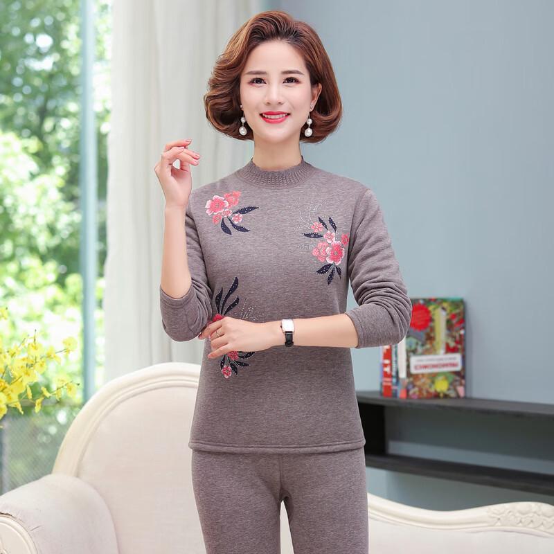 Yalu Women's Thermal Underwear Set for Elderly