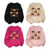 4-14 Years Kids Girls Pumpkin Printed Sweatshirt Halloween Clothes