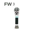 Soft and Durable Golf Club Headcover Schnauzer Designed Golf Knitted Sock Covers  for Driver