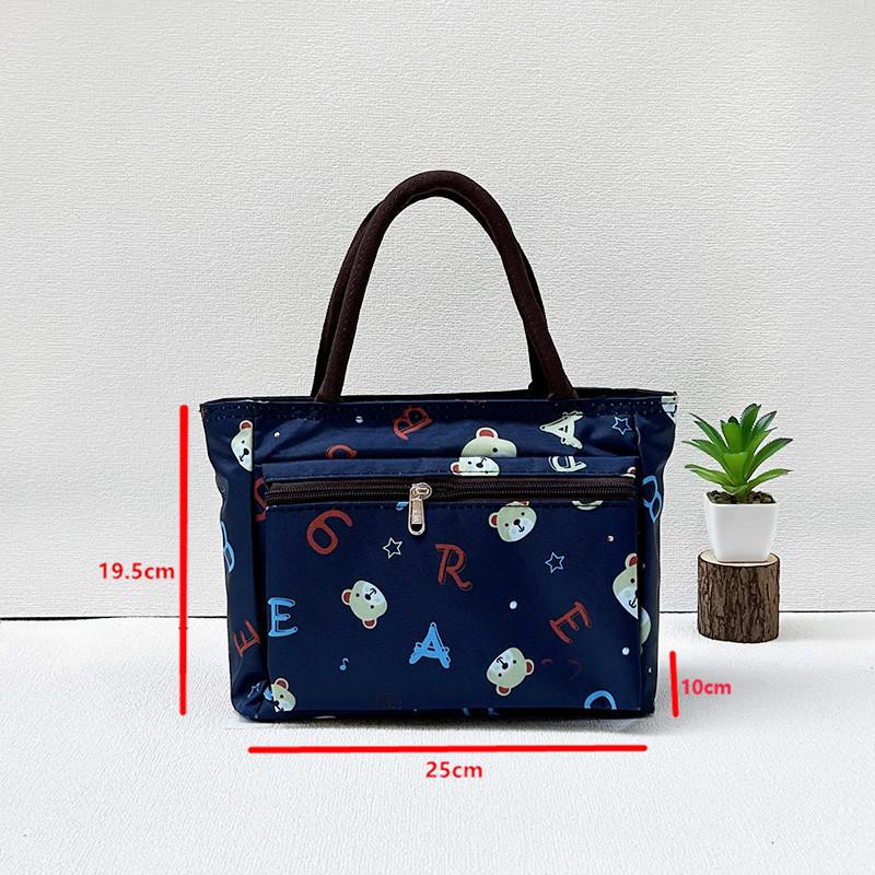 Waterproof Oxford Tote: Stylish Handbag for Middle-Aged Women - Perfect for Work and Outings
