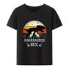 Papasurus Rex Shirt Dad Father Dinosaur T Tee Fathers Day Unisex S 5XL