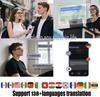 New AI Translation Smart Glasses with Photochromic Lenses Support 160+ Languages Real-time Translation Dual-speaker ENC Call Wireless Music Playback