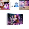 Kpop Girl Group Christmas Countdown Calendar Acrylic Bag Charm With 24 Pieces For Holiday Decor