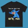 Touche-moi et je te mordrai Disney Stitch En colère Lilo & Stitch Personnage de dessin animé Ohana Amoureux de Stitch T-shirt Homme Haut