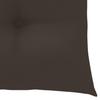 Garden Chairs with Taupe Cushions 8 pcs Solid Teak Wood