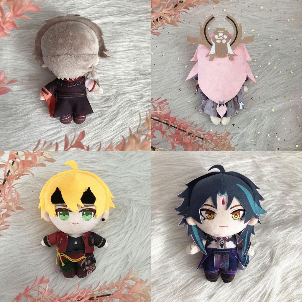 Genshin Impact Plush Toy Scaramouche Gorou Thoma Yae Miko Anime Dolls