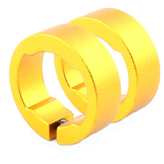 

2 шт. Сменные алюминиевые сплавные велосипедные грипсы, ручки, стопорные кольца для МТБ 12 mm