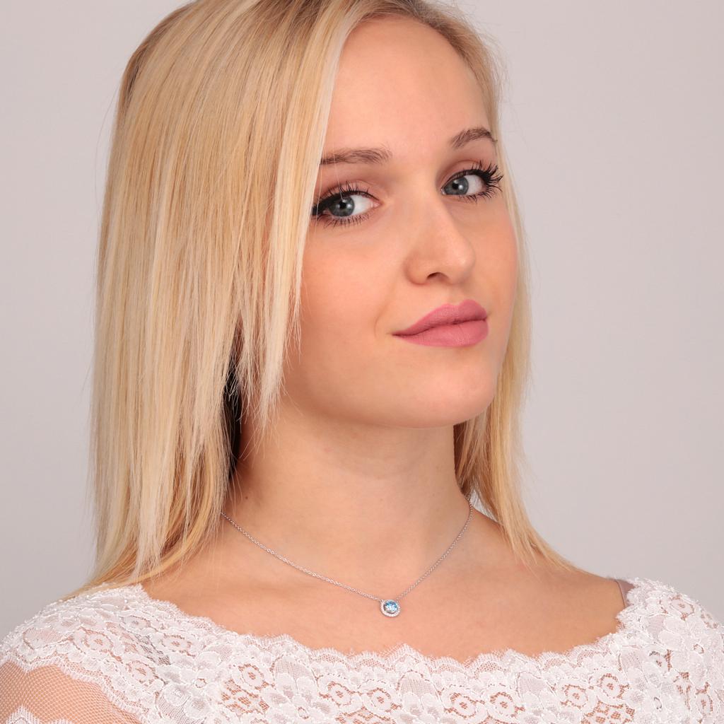 Morellato Tesori 925 Silber Spotlight Halskette SAIW94 für Damen