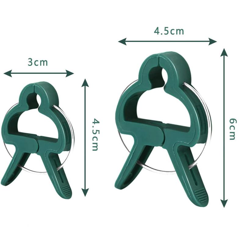 10/20Pcs Plant Fixed Clips Reusable Garden Greenhouse Bracket for Fixed Plants Vine Flower Seedling Stem Suppor t Garden Supplies