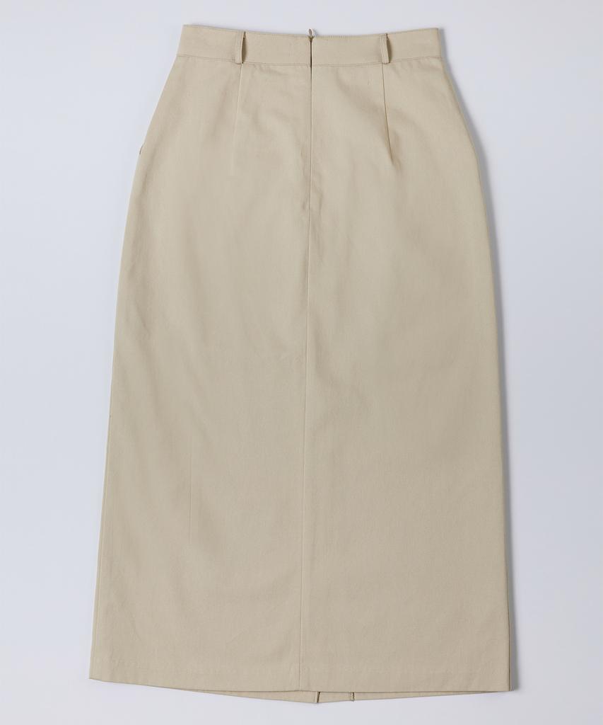 G And Gb Cotton Low Skirt_Beige