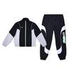 Windproof And Water-Resistant Running Leisure Sports Suit Unisex Suits Black YJDU051-2+YYKU155-3
