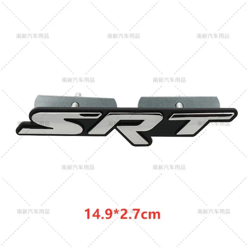 1 ks kovové 3D zadní nálepky na kufr auta pro znak Srt, odznak Sxt, Challenger, Durango, Viper, Caliber, znak na mřížku, dekorace