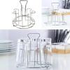 1 Pcs Kitchen Storage Metal Plated Cup Storage Rack Fast Drain Glass Ceramic Cup Rack